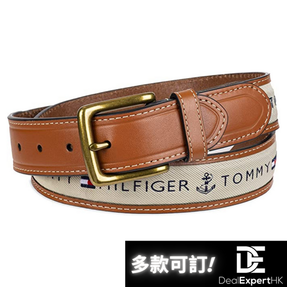 【接受預訂】Tommy Hilfiger 男裝皮帶