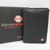 【現貨多色】Alpine Swiss 防RFID款 男裝真皮銀包 附送禮盒