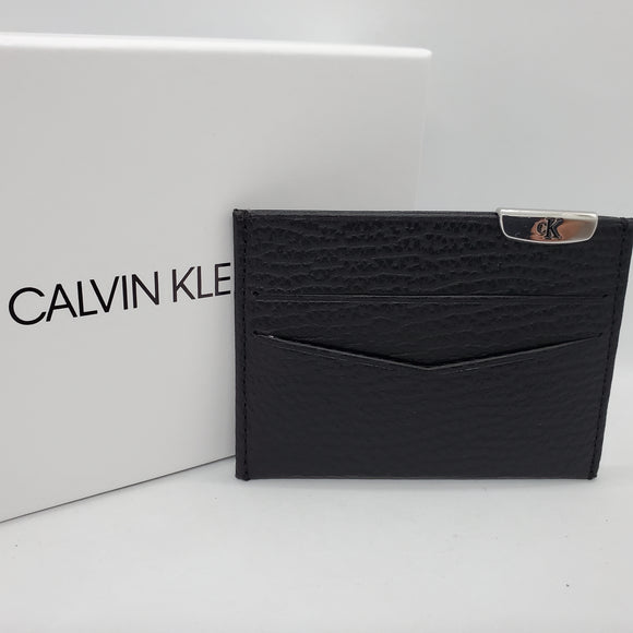 【現貨】Calvin Klein 男裝真皮卡片套 附送禮盒