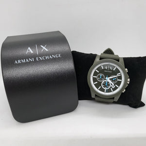 【現貨】Armani Exchange Quartz Watch 男裝矽膠帶手錶 AX1346