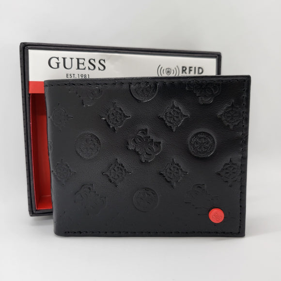 【現貨】Guess 防RFID款 男裝真皮銀包 附送禮盒