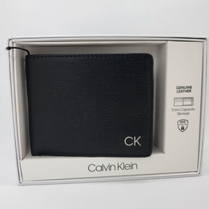 【現貨】﻿Calvin Klein 防RFID 男裝真皮銀包 附送禮盒