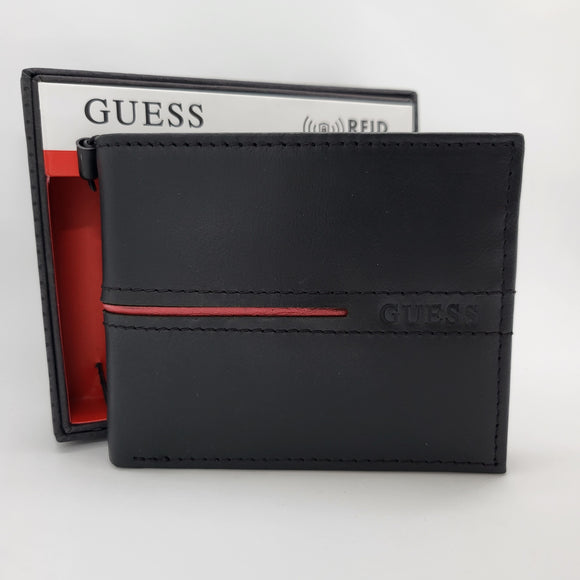 【現貨】Guess 防RFID款 男裝真皮銀包 附送禮盒