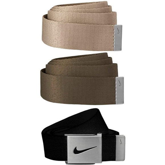 【現貨】Nike 3 Pack 男裝織布腰帶套裝