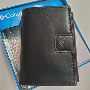 【現貨】Columbia 防RFID款 男裝三摺銀包 附送禮盒