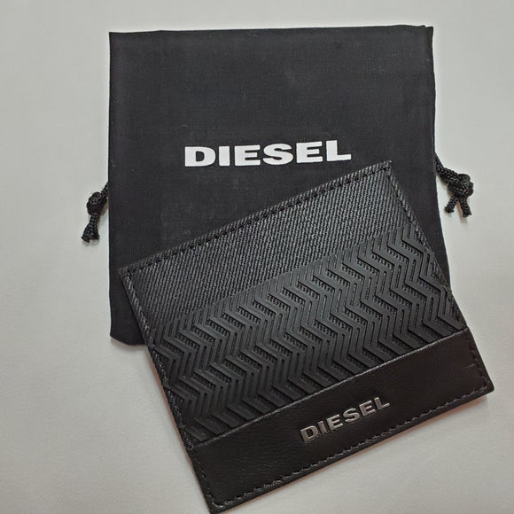 【現貨】Diesel 男裝真皮卡片套 附收納袋