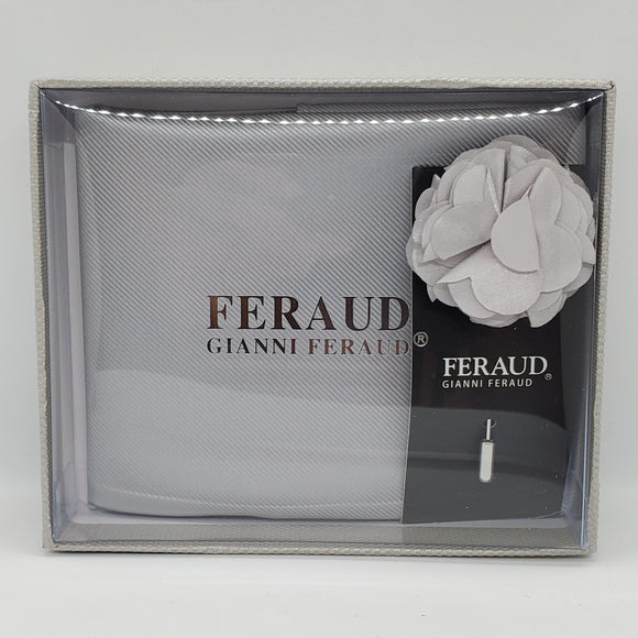 【現貨】Gianni Feraud Gift Box 胸袋巾翻領別針送禮套裝