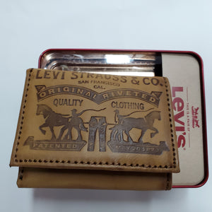 ﻿【現貨】Levi's 男裝真皮銀包 附送禮盒