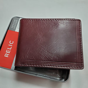 【現貨】Relic by Fossil 防RFID款 男裝真皮銀包 附送禮盒