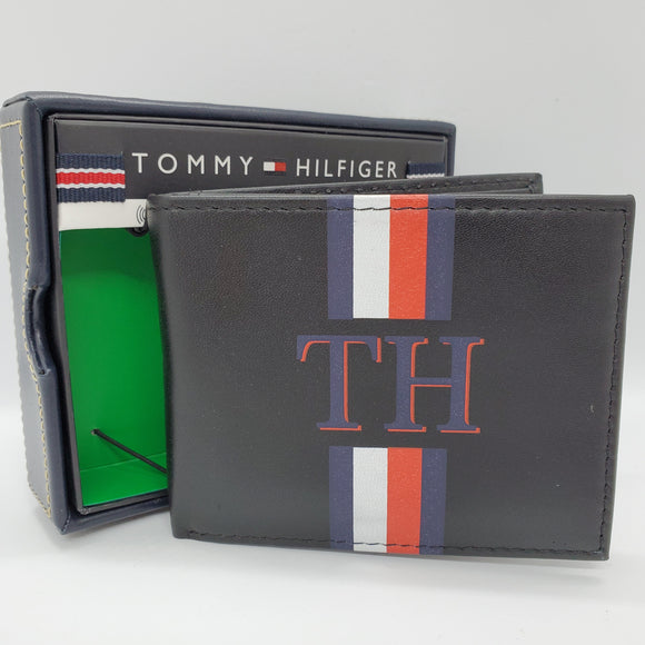 【現貨】Tommy Hilfiger 防RFID款 男裝兩摺銀包 附送禮盒